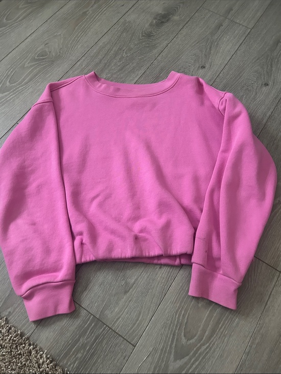 Universal Thread Sweaters - Universal Thread Pink Cropped Crewneck Sweatshirt